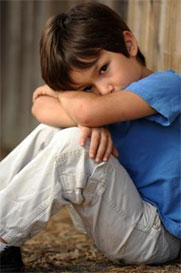 Cerebro de un niño hiperactivo